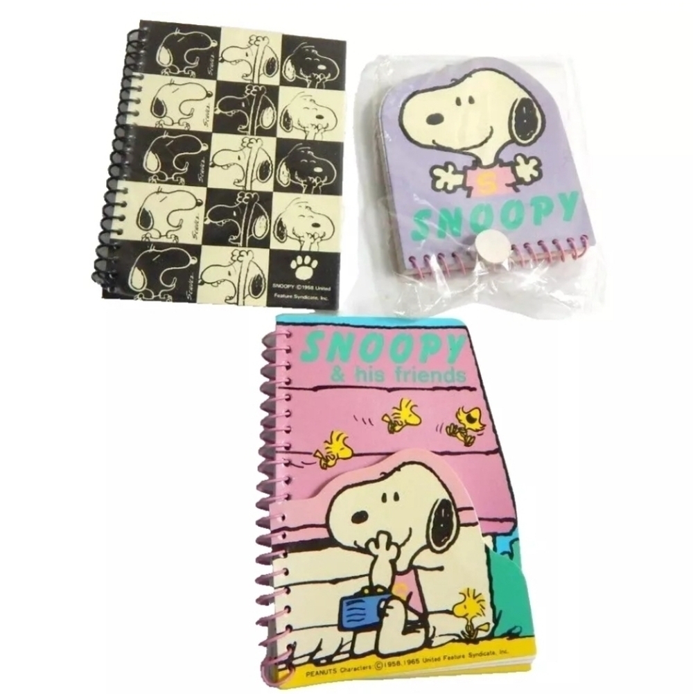 Sanrio‎ Vintage Snoopy Notebook Bundle